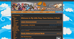 Desktop Screenshot of mlptf2mods.com